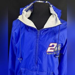 90s Nascar Racing Rusty Wallace Windbreaker Jacket